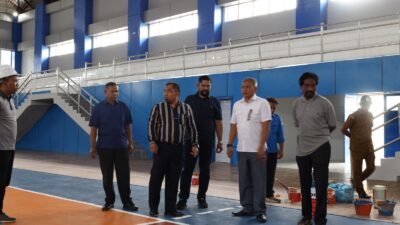 Pj Bupati Aceh Besar Tinjau Venue Kurash